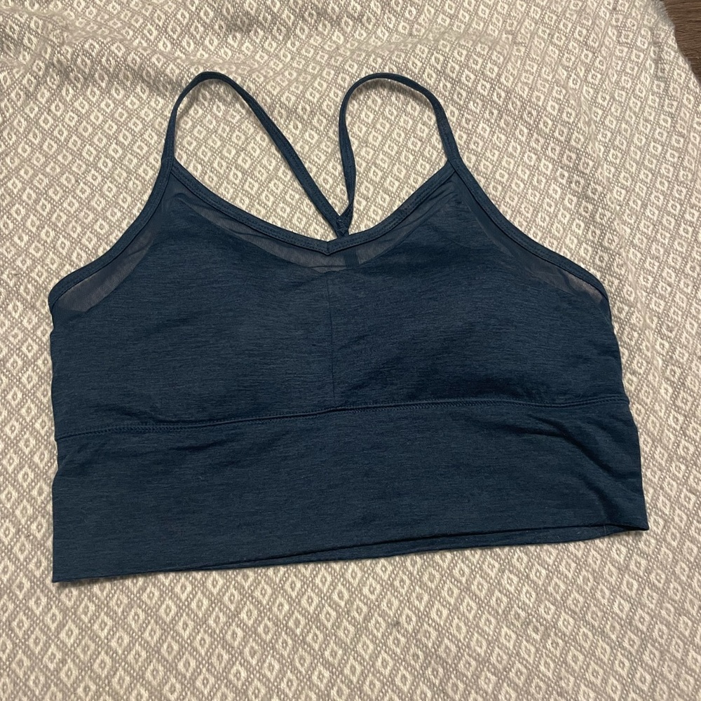 Navy sports bra